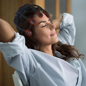 360° Bliss: استمتع بالاسترخاء مع جهاز تدليك الرأس Ultra Head Massager الخاص بنا