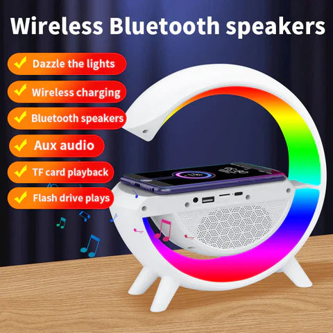 Led Wireless Charger Speaker