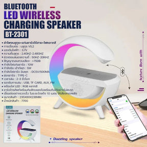 Led Wireless Charger Speaker